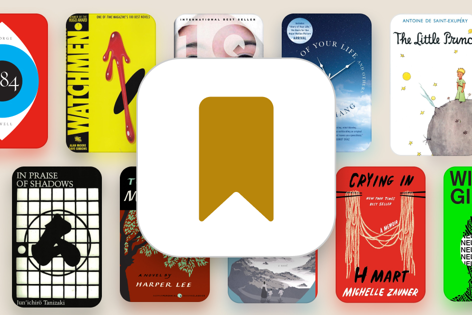 Bookmark App Logo and Book Covers