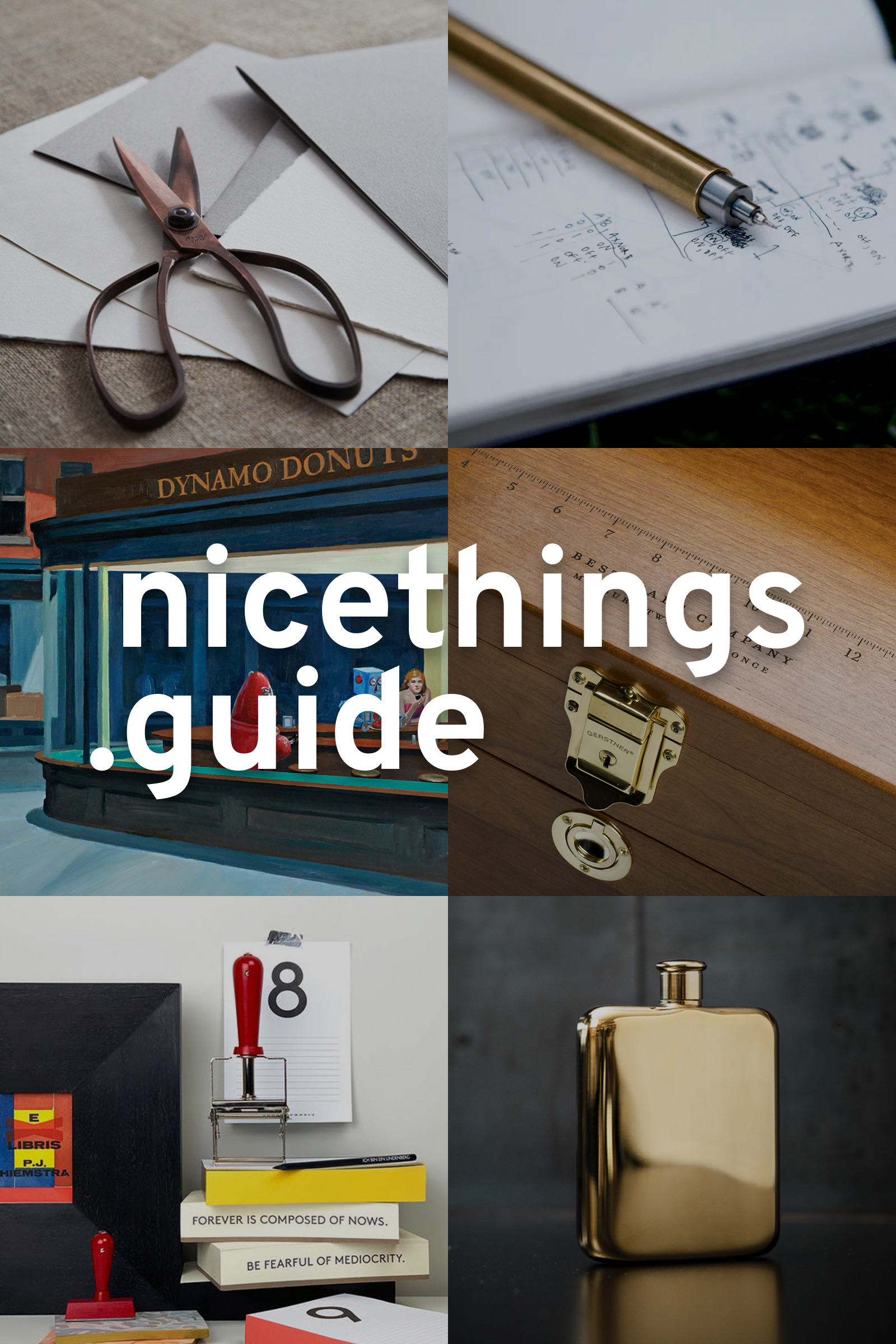 Nicethings Guide Cover and Logo